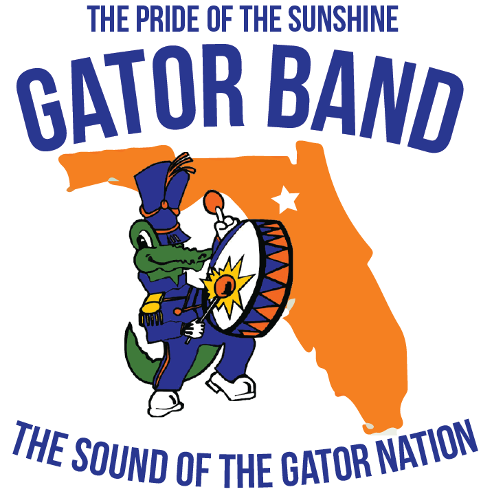 Gator Band Logo with link to the UF Bands Website
